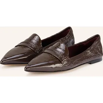 Dámská obuv Pomme D'or Dámské Lakované Baleríny Ingrid, tmavě hnědá, 39,5