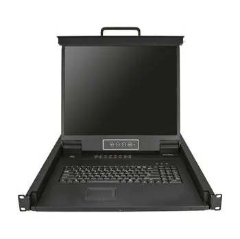 Kabel do PC StarTech.com 16 Port Rackmount KVM Console with 6ft Cables, Integrated KVM Switch with 19" LCD Monitor, Fully Featured 1U LCD KVM Drawer- OSD KVM, Durable 50,000 MTBF, USB + VGA Support - 19in. LCD KVM Console (RKCONS1916K) - KVM konzole s přepínač KVM