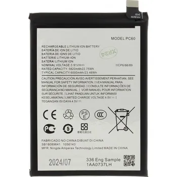 Baterie pro mobilní telefon PC60 Baterie pro Motorola 6000mAh (OEM)