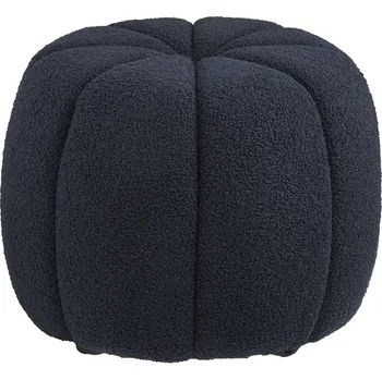 Taburet House Nordic Puf PAISLEY tmavě modrý