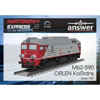 Plastikový model Lokomotiva M62-590 ORLEN Koltrans