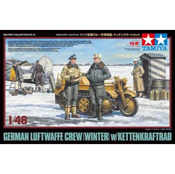 Plastikový model Luftwaffe + Kettenkraftrad 1/48