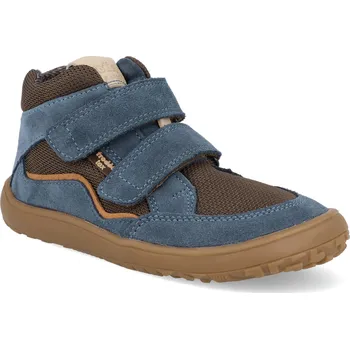 Barefoot kotníkové boty Froddo - Autumn Tex Denim+ modré Velikost: 38