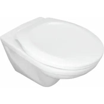 Klozet JIKA / LAUFEN WC mísa Jika Euroline N závěsná bílá, včetně sedátka, H8667900000001 H8667900000001