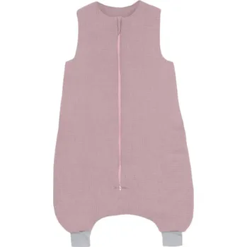 Dětská deka ELIS DESIGN Mušelínový spací pytel s nohavicemi - starorůžový