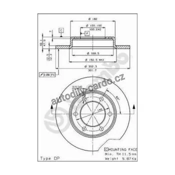 Brzdový kotouč Brzdový kotouč BREMBO 08.4504.10
