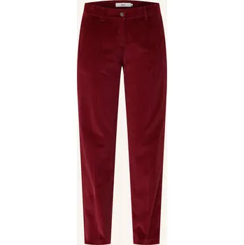 Dámské kalhoty Brax Dámské Manšestrové Kalhoty Maron, tmavě červená, 42
