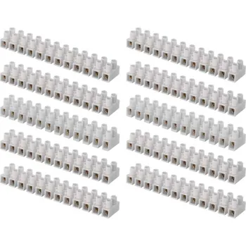 vypínač Svorkovnice 12x10,0 mm bílá, 10 ks