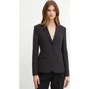 Vlněné sako BOSS Juleah 50490035 černá 99X, vel. 36