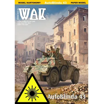 Papírový model AutoBlinda 43 - Laserové doplňky - dezény