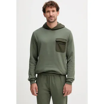 Pánská mikina Mikina Colmar pánská, zelená barva, s kapucí, hladká, 6282.6ZJ 87X, vel. S