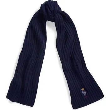 Šála Vlněná šála Polo Ralph Lauren, ONE SIZE, modrá, 55X