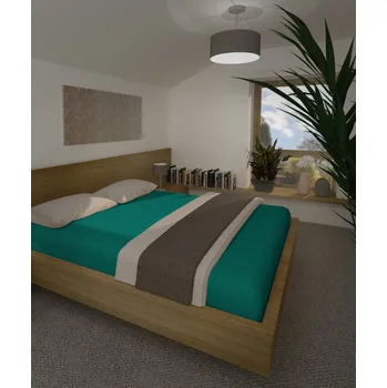 Prostěradlo Prostěradlo Jersey s gumičkou 90x200cm - 48 tmavý tyrkys