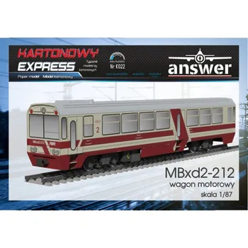 Plastikový model Motorový vagon MBxd2