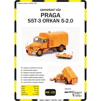 Plastikový model Praga S5T-3 ORKAN 5-2.0
