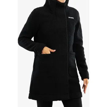 Dámské oblečení Dámský fleece Columbia Panorama Long Jacket - black