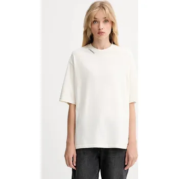 Dámské tričko Bavlněné tričko La Mania dámské, béžová barva, ADELL 01X, vel. 38