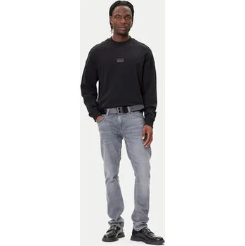 Pánská mikina HUGO Mikina Delastcrew 50546672 Černá Relaxed Fit S