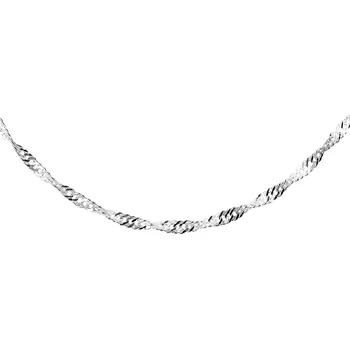 Řetízek Stříbrný řetízek Singapur 2 mm Délka řetízku: 45cm Ag 925/1000