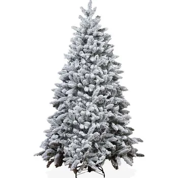 Vánoční stromek Borovice Flock LED 120 cm, umělý vánoční stromek z kolekce Premium