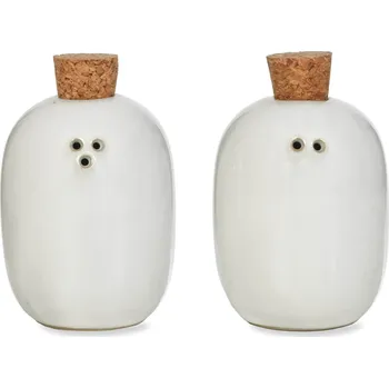 Úložný box Garden Trading Set solničky a pepřenky Ithaca White