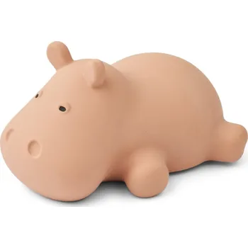 Úložný box LIEWOOD Hračka do vany z přírodního kaučuku Yrsa Hippo/Tuscany Rose