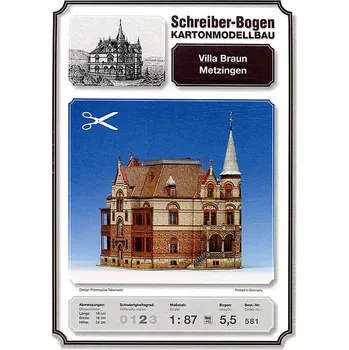 Plastikový model Vila Braun Metzinger