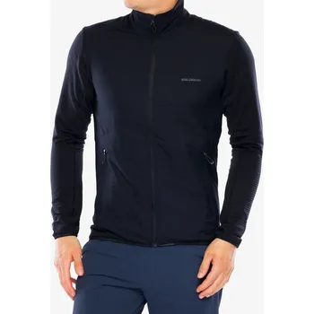Pánská mikina Rozepínací mikina Salomon Essential Lightwarm Hybrid - deep black