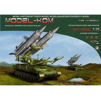 Plastikový model Raketový komplet 2K11 Krug