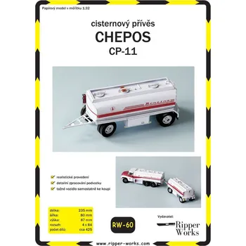 Plastikový model Přívěs Chepos CP-11 Benzina