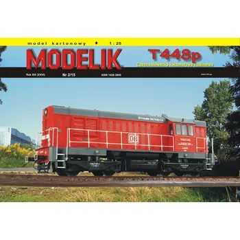 Plastikový model Dieslová lokomotíva T448p