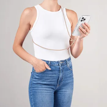 Pouzdro na mobilní telefon Case-Mate Phone Crossbody Lano béžové