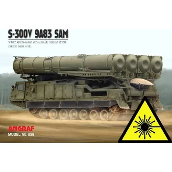 Papírový model S-300V 9A83 SAM - Laserové doplňky - pásy