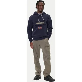 Pánská mikina Napapijri Mikina Burgee Wint 4 NP0A892T Tmavomodrá Regular Fit XL