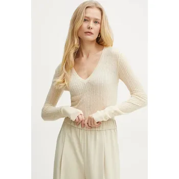 Dámský svetr Vlněný svetr Patrizia Pepe 8K0263.K034 béžová 01F, vel. 38