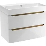 Koupelnová skříňka s umyvadlem Naturel Stilla 80x60x45 cm bílá STILLAD08057U2 166471121