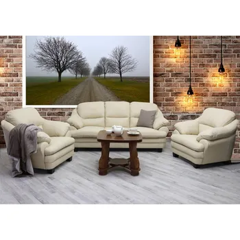 Sedací souprava Falco Saron 3 + 1 + 1 krémová