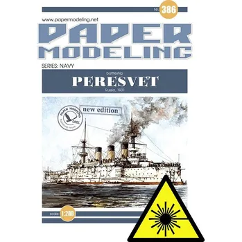 RC model lodě Bitevní loď Peresvet - Laserové doplňky - kostra