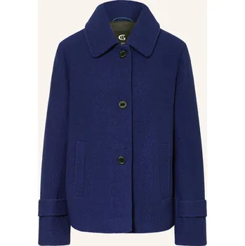 Dámský kabát Gil Bret Dámská Bunda Hranatého Střihu Z Buklé, modrá, 36