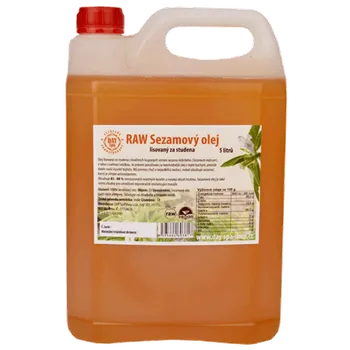Rostlinný olej Sezamový olej RAW Sri Lanka 5 litrů Day Spa