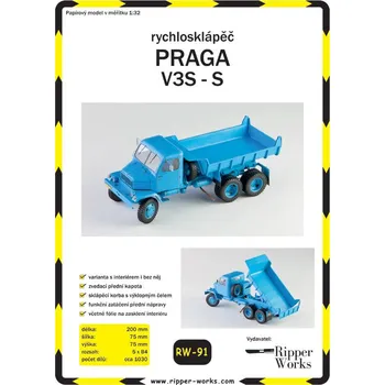 Plastikový model Praga V3S -S