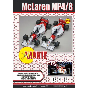 Plastikový model McLaren MP4-8 - Ayrton Senna