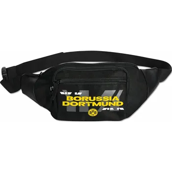 Ledvinka BORUSSIA DORTMUND Ledvinka Borussia Dortmund, černá, 4 kapsy