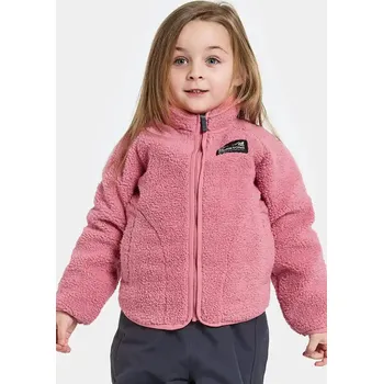 Dětské termoprádlo Fleecová mikina Didriksons GIBBS KIDS FULLZIP 2 505577.9BYA růžová 30X, vel. 100