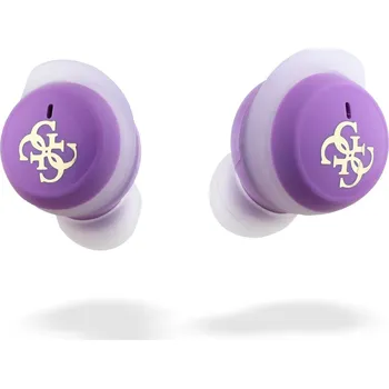 Sluchátka Guess 4G Logo Mini TWS Purple GUTWSJ144ESL