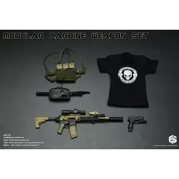 Doplněk k figurce Zbraň pro 1/6 figurky Modular Carbine Weapon Set - MCX STD Carbine (Sand)