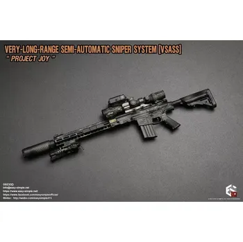 Doplněk k figurce Zbraň pro 1/6 figurky Very Long Range Semi Automatic Sniper System VSASS Set - Project Joy Shadow (Snake Skin)