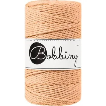 Příze Bobbiny 3PLY Macrame Regular 3 mm Broskev (Peach Fuzz)