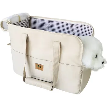 přepravka pro zvíře Petify Cestovní taška Carry béžová