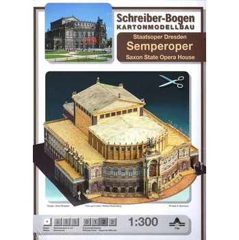 Plastikový model Semperova opera
